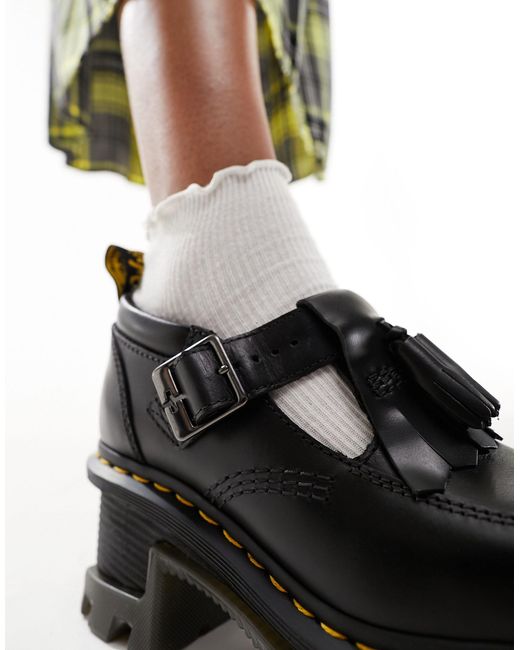 Dr. Martens Green Corran Mary Jane Heeled Shoes