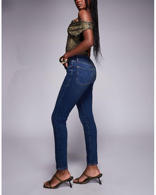 GOOD AMERICAN Blue Good Legs Skinny Jeans