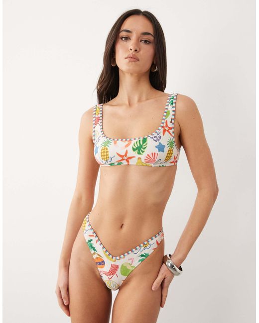Luna - bas ASOS en coloris Blue