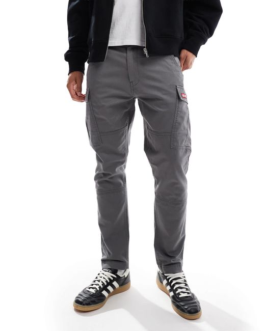 Levi's White Lo Ball Cargo Trousers for men