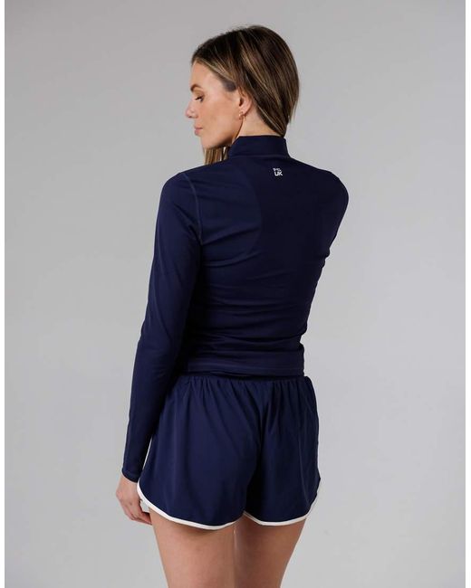 French Connection Blue Zip Up High Neck Slim Fit Fcuk Sports Jacket