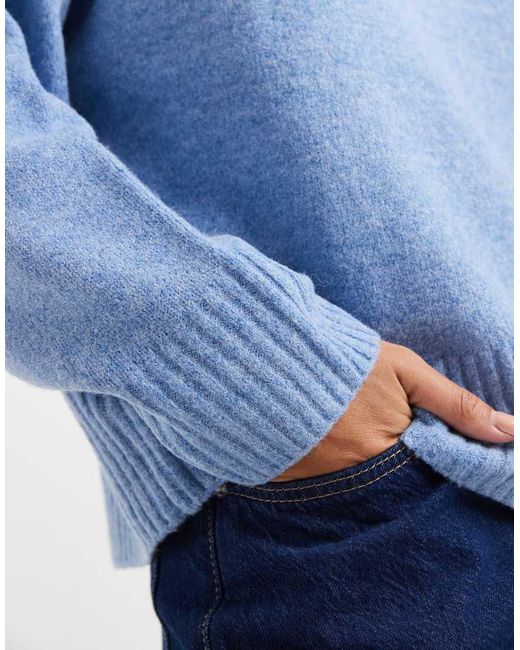Vero Moda Blue Soft O-neck Jumper