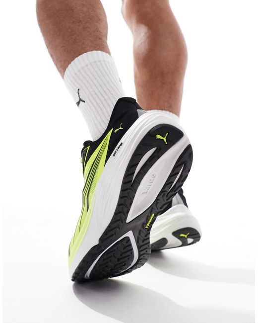 PUMA Yellow Electrify Nitro 4 Trainers for men