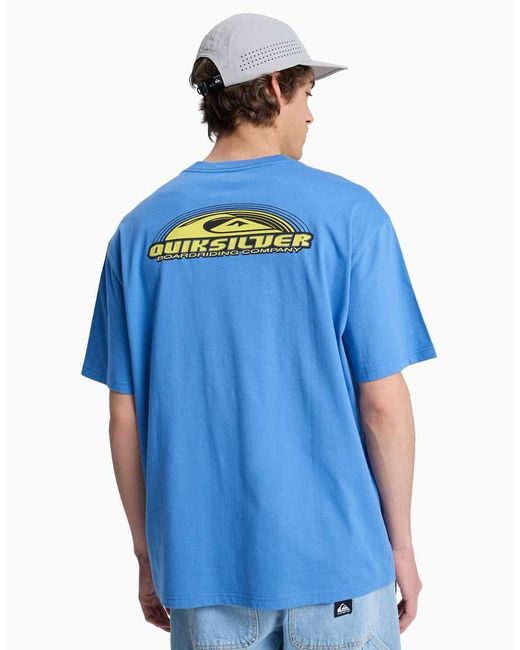 Quiksilver Blue Ev Fade Spectrum Short Sleeve T-Shirt for men