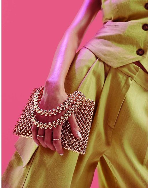 Pochette arricciata deals