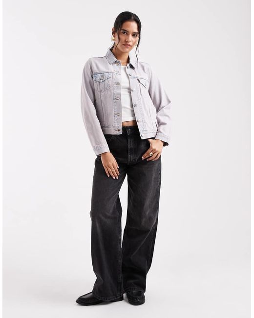 Levi's Black Original Trucker Denim Jacket