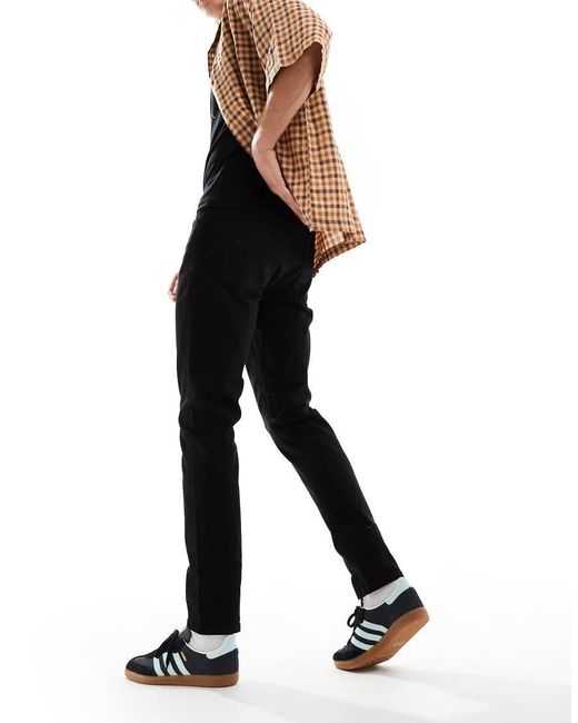 River Island White Skinny Jeans for men