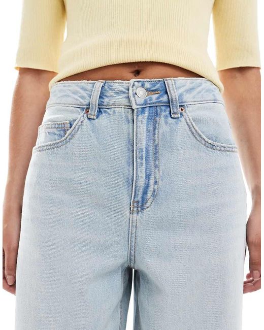 Vero Moda Blue Billie Barrel Leg Jeans