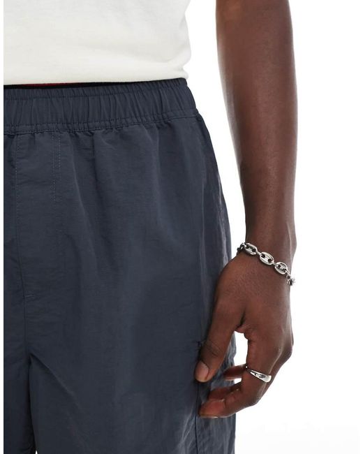 Pantalones Cortos Cargo Negro Lavado De Cotton On Cotton On de hombre de color Blue