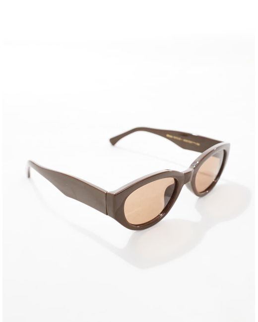Gafas De Sol Chocolate Estilo Ojos De Gato Winnie De A.Kjærbede de color Brown