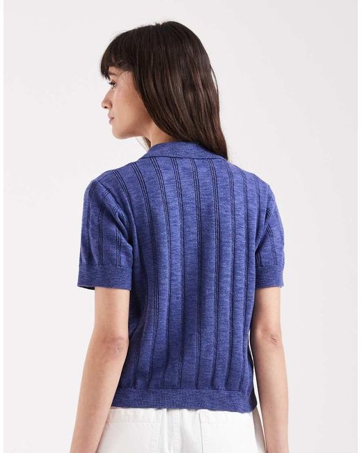 Wrangler Blue Single Pocket Cardigan
