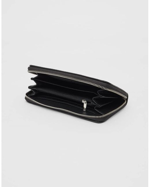 Stradivarius Blue Wallet With Zip