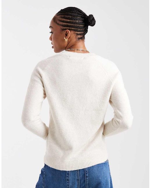 Vero Moda Blue Round Neck Knitted Jumper