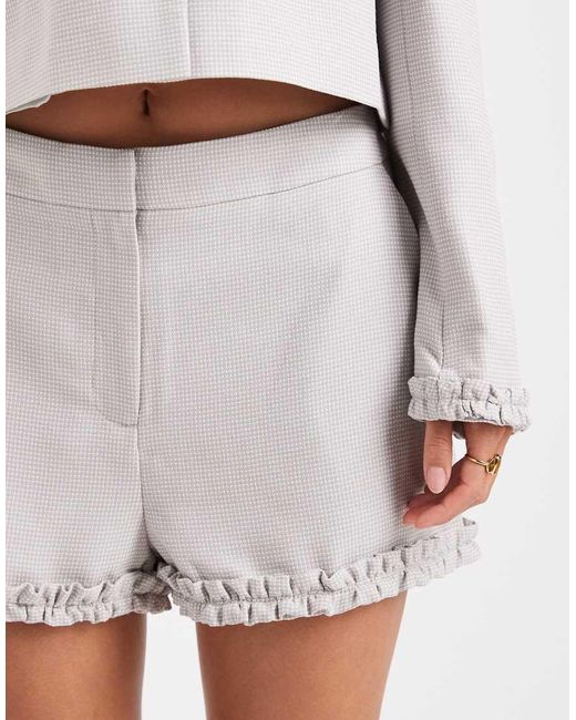 Miss Selfridge White Tailored Shorts