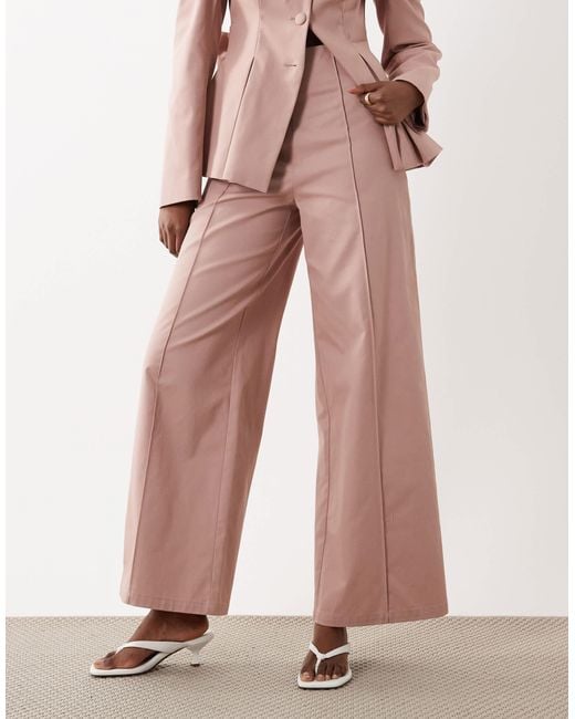 ASOS Pink Wide Leg Pants