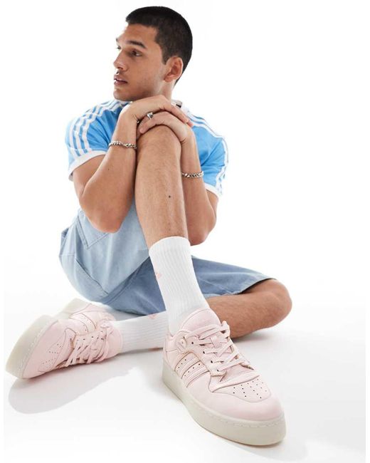 Adidas Originals White Rivalry Lux Low Trainers