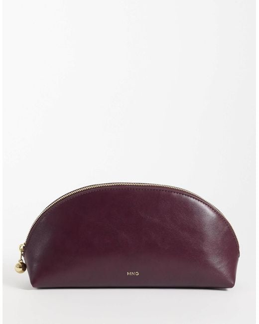 Mango Purple Rounded Cosmetic Bag