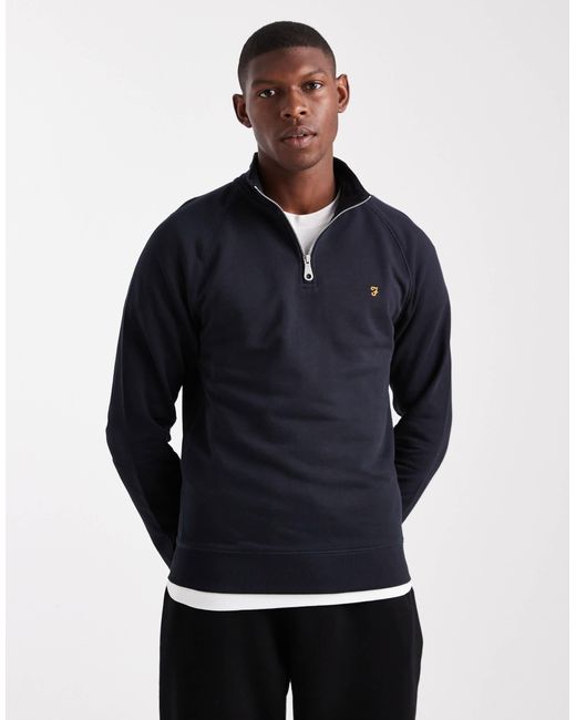 Farah – jim – sweatshirt in Blue für Herren