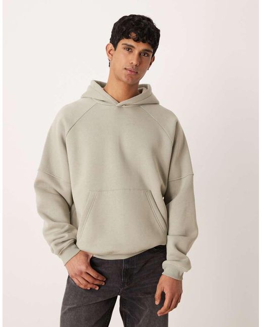 ASOS Gray Co-ord Extreme Oversized Hoodie for men