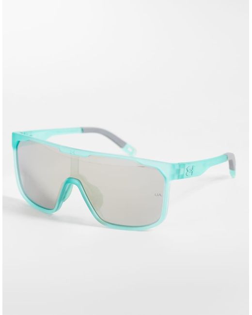 Under Armour Sunglasses Brown Under Armour Define Mask Sunglasses With Ivory Lenses for men