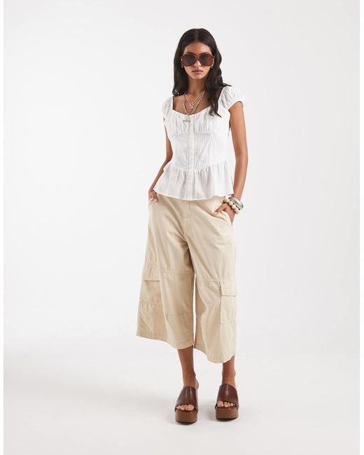 ASOS White Cargo Bermuda
