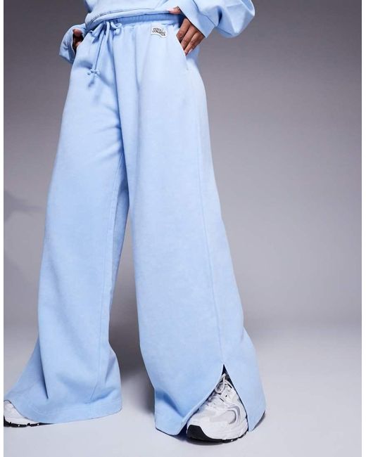 ASOS Blue Weekend Collective Co-ord Wide Leg jogger