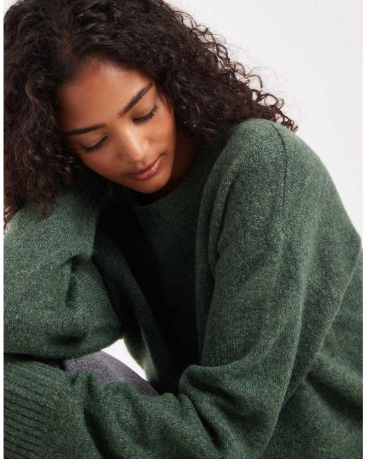 Cotton On Green Luxe Crew Neck Sweater