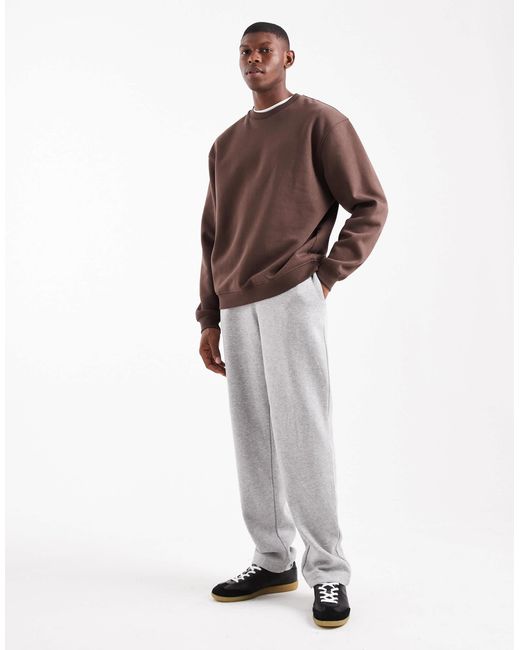 ASOS – essentials – jogginghose in Natural für Herren
