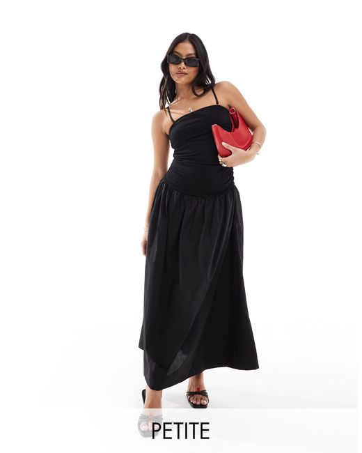 Never Fully Dressed Black Petite Lola Maxi Dress