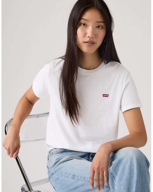 Levi's White Favorite Cotton T-Shirt