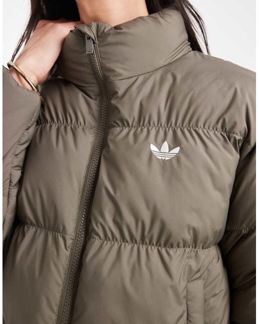 Adidas Originals Brown Short Padded Jacket