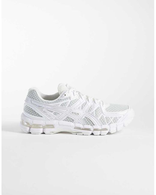 Asics White Gel-Kayano 20 Trainers
