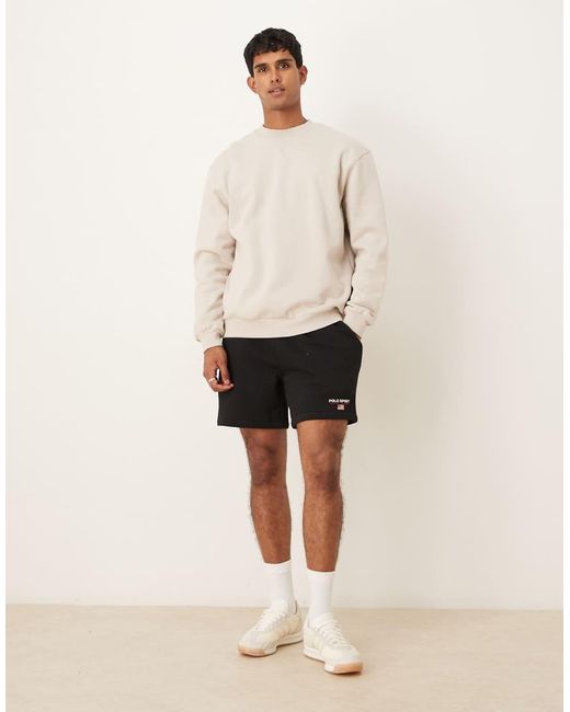 Polo Ralph Lauren Natural Sport Capsule Flag Logo Relaxed Fit Sweat Shorts for men