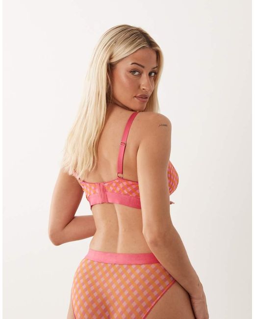 Lemonade Dolls Red Fuller Bust Stretch Mesh Bralette