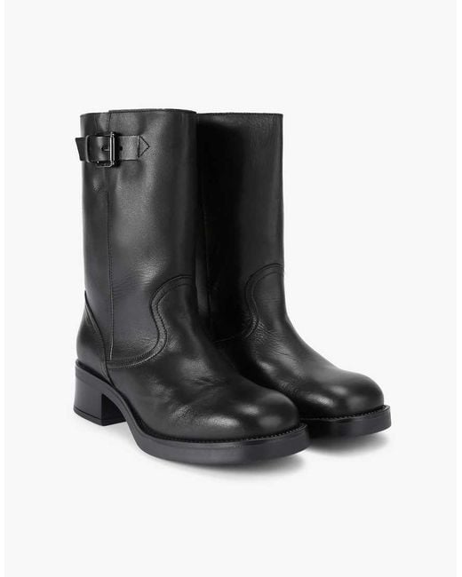 KG by Kurt Geiger Black Trident Low Ankle Boots
