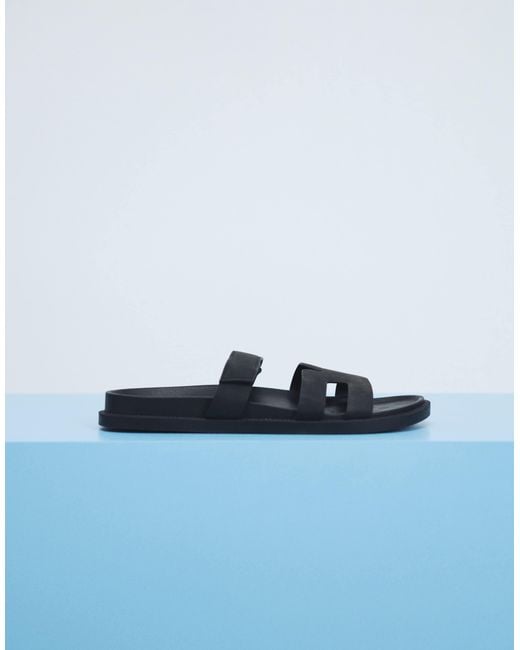 SEQWL Brown Sandals With Straps for men