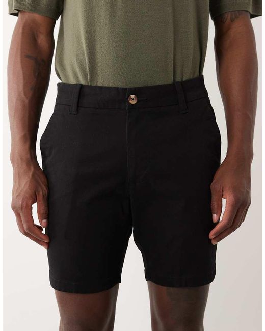 ASOS Natural Skinny Fit Chino Shorts for men