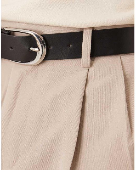 ASOS Nette Broek Met Wijde Pijpen En Dubbele Plooien in het Green voor heren