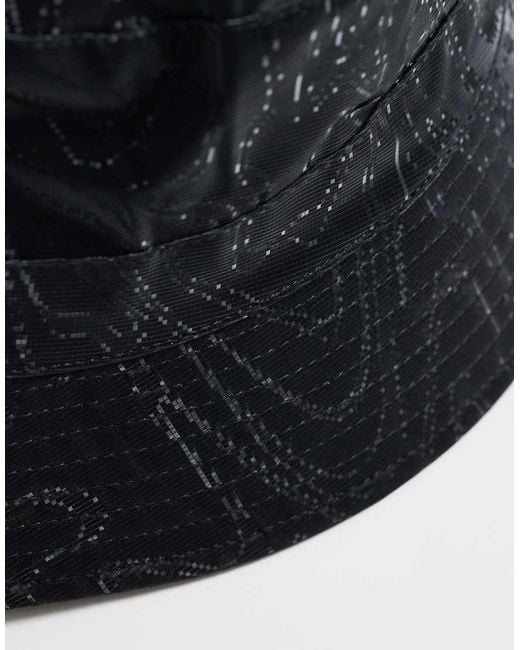 Rains Blue 20010 Waterproof Printed Bucket Hat for men