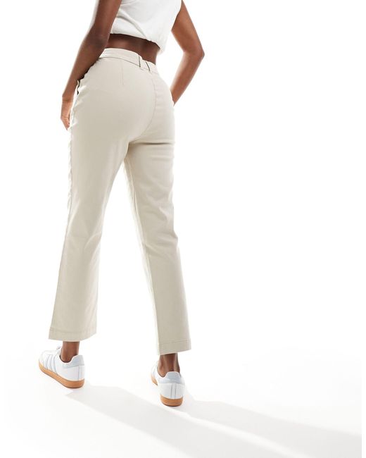 Pantalones chinos color ASOS de color White