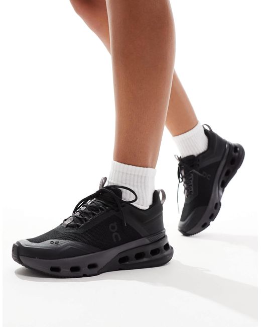 On Shoes Black On – cloudnova x training – sneaker ganz
