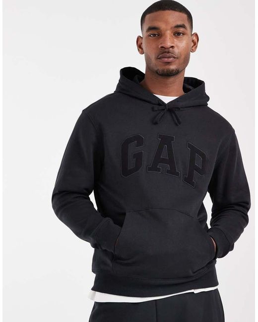 Gap Blue Logo Over Head Hoodie for men