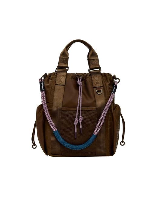 Desigual Brown Medium Multiposition Backpack