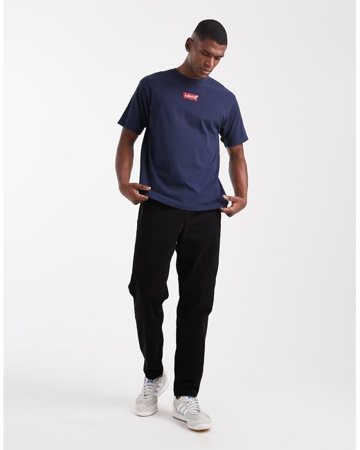 Levi's Oversized T-Shirt Met Vintage Print Van Logobadge Met 2 Paarden Op De Achterkant in het Blue voor heren