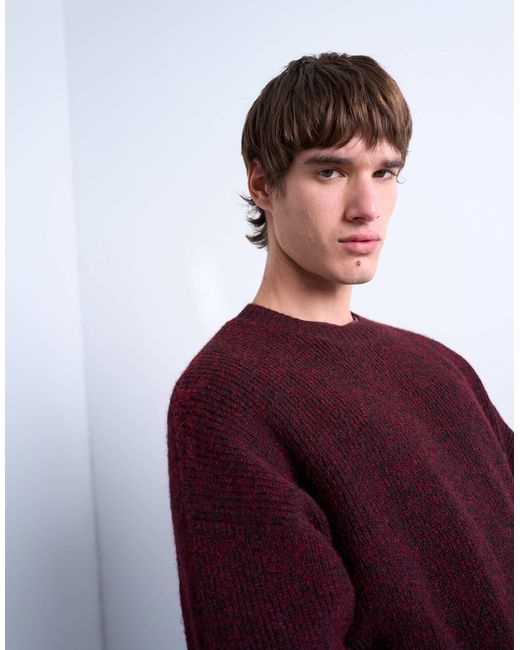 Topman – oversize-pullover in Red für Herren