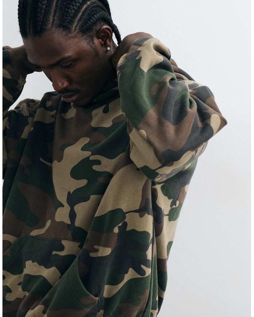 Cotton On Black Box Fit Hoodie for men