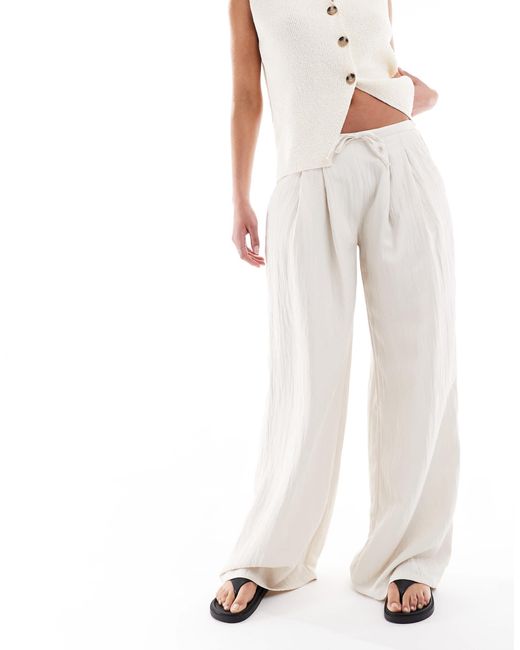 Stradivarius White Tall – schlupfhose