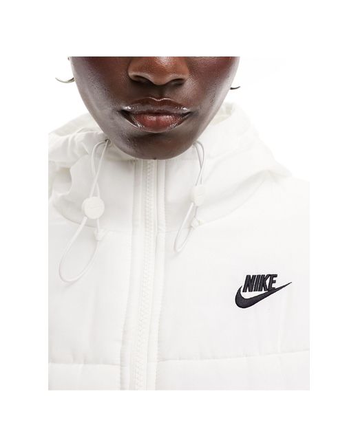 Doudoune classique - cassé Nike en coloris White