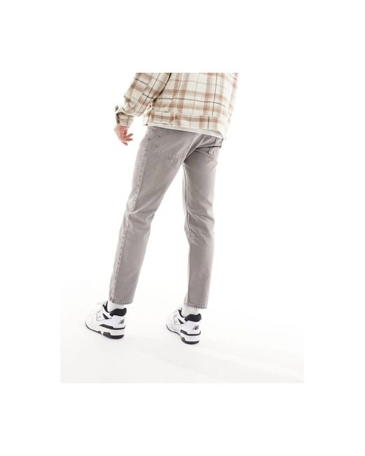 Jeans affusolati grigi di ASOS in White da Uomo
