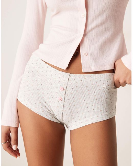 ASOS Natural 2 Pack Cheeky Boxers